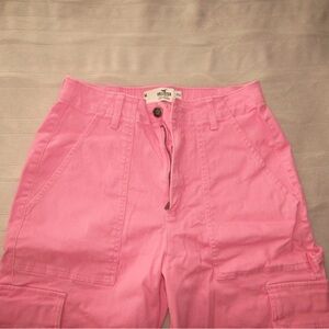 Hollister Pink Cargo Jeans